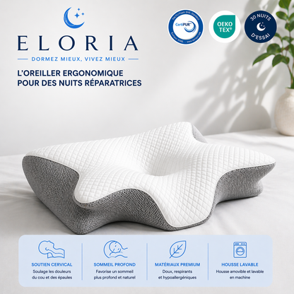 Oreiller ergonomique Eloria™