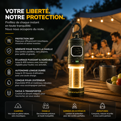Lanterne Anti-Moustique Eloria™